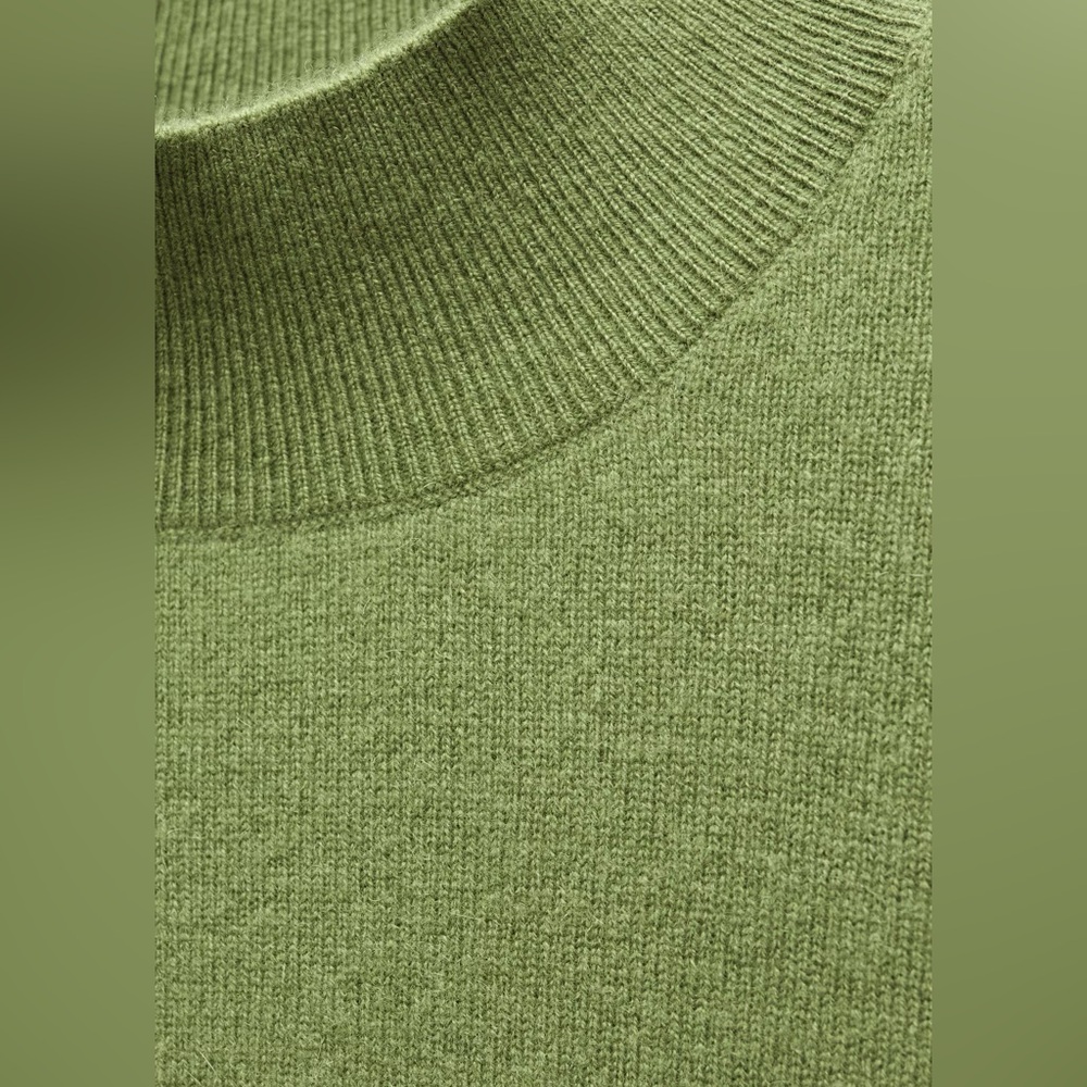 Mango 100% CASHMERE SWEATER WITH PERKINS NECK - Picture 4 of 5